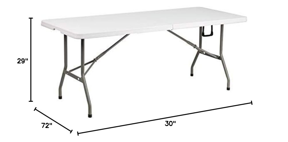 30" x 72" Plastic Folding Table T555709