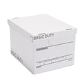 Storage & Filing Box with Handles & Removable Lid, Letter & Legal, Stackable, 20-Pack M8870