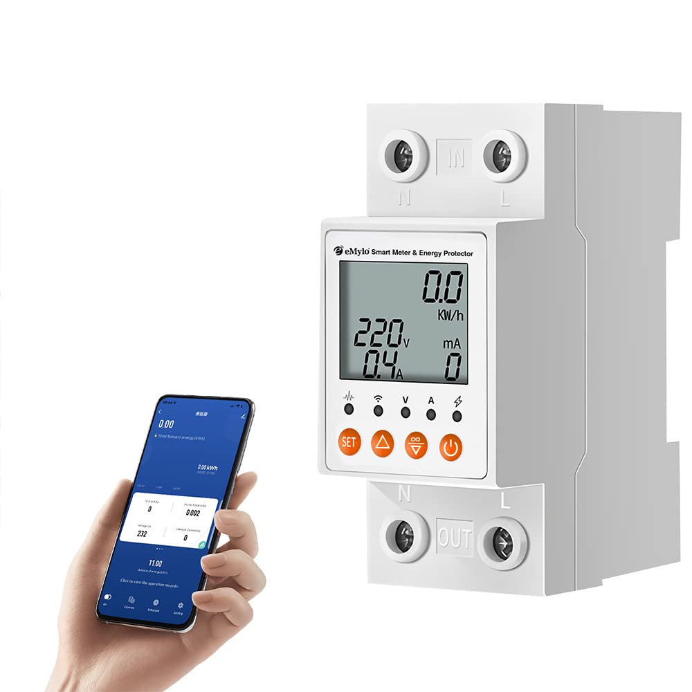 63A Single-Phase WiFi Energy Meter with LCD L501
