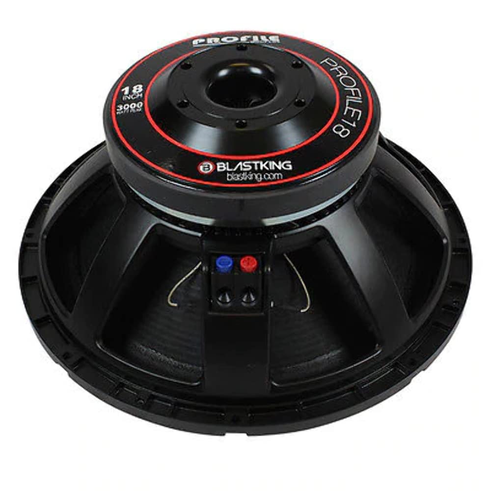 18" 3000W High Output Woofer 4.5" Voice Coil 8 Ω 97.4 dB Q185826