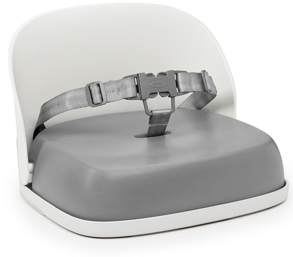 Gray Toddler Booster Seat with Straps W1023
