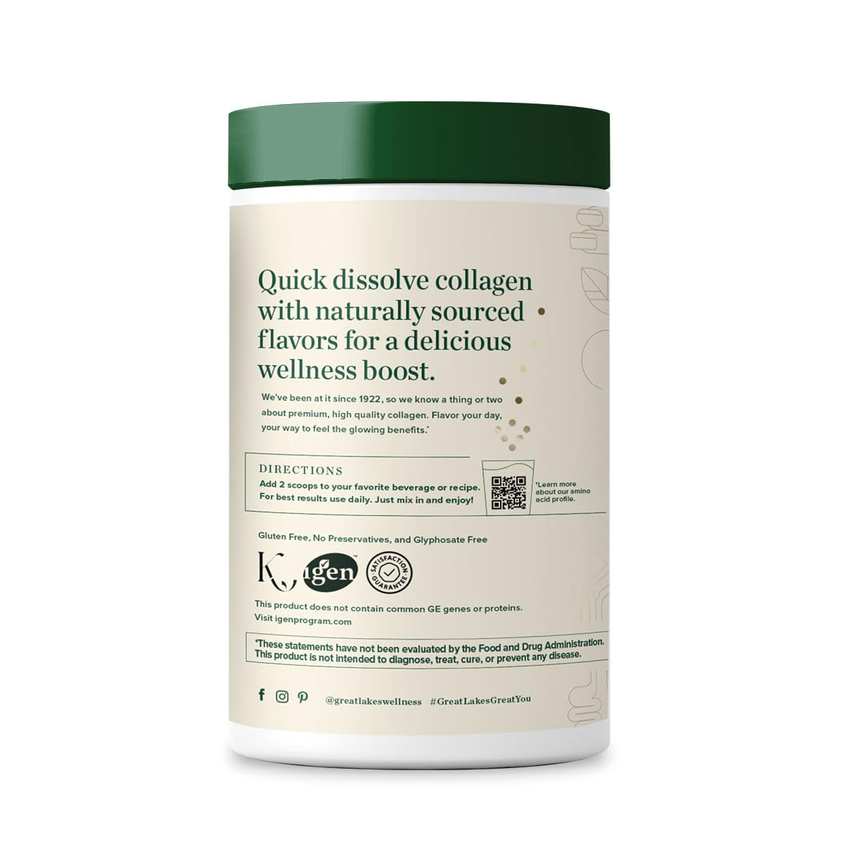 Collagen Peptides Powder, Chocolate, 10 oz X1123