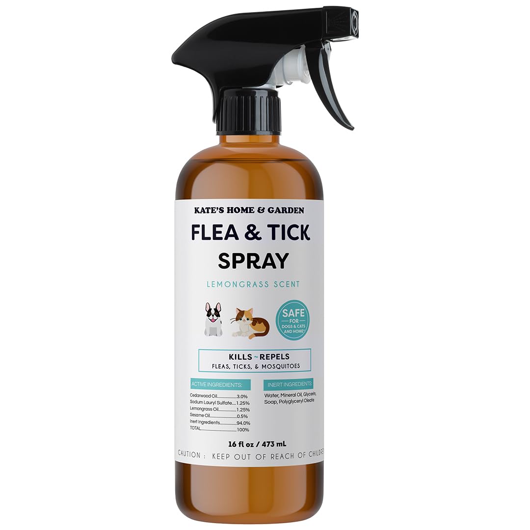 Flea and Tick Spray for Dogs & Cats 16oz L469952