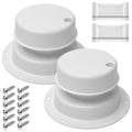 White 2 Pack RV Vent Covers X747393