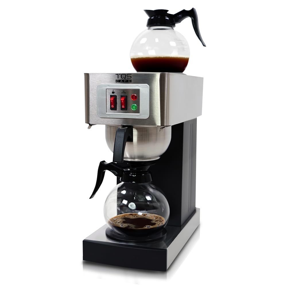 Commercial Coffee Maker, Double 12-Cup Stainless Steel I2700