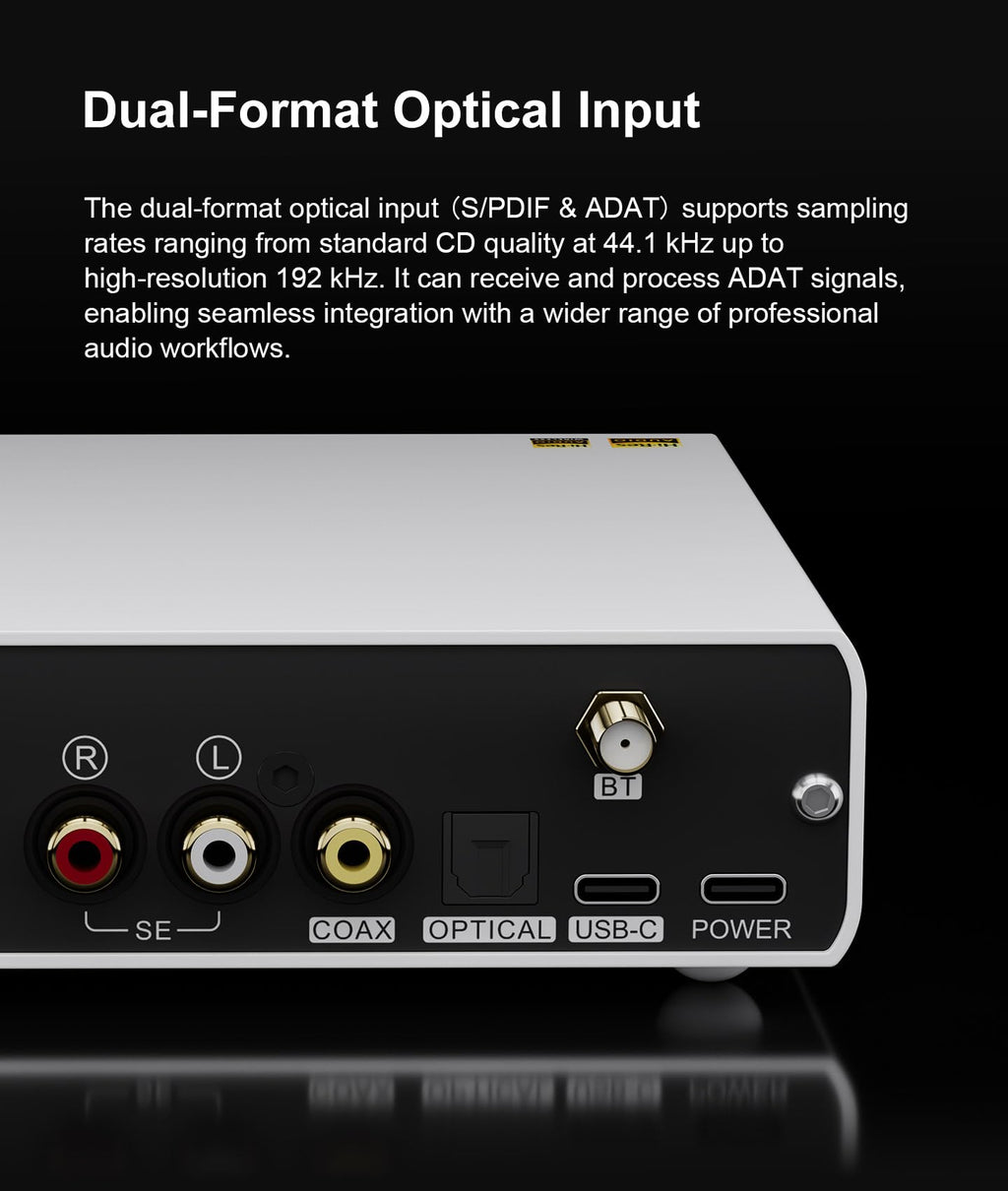 Black Hi-Res Audio DAC with Bluetooth S876