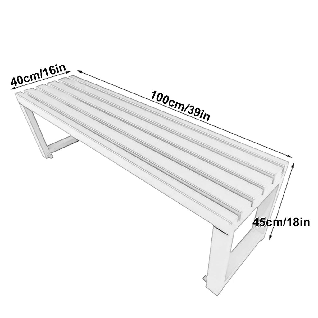 Cast Iron Garden Bench 39in T953848