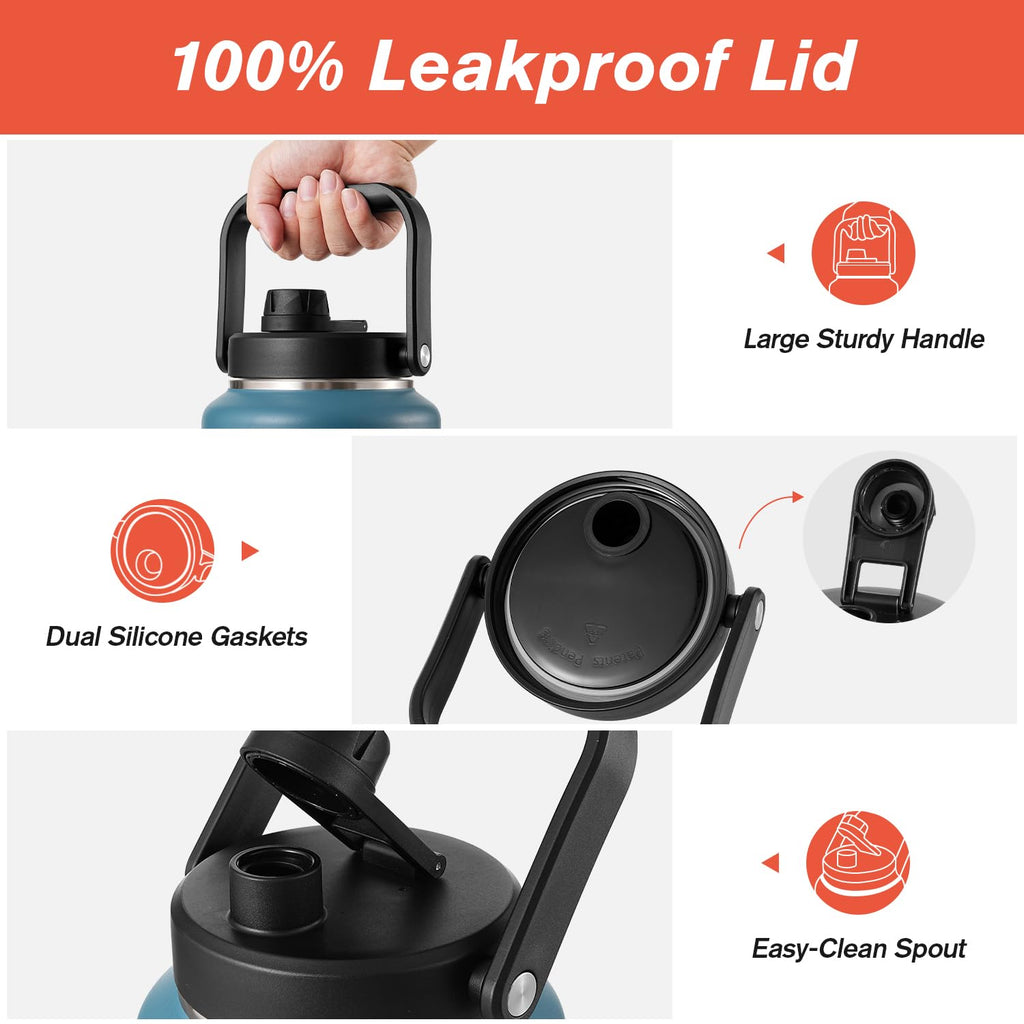 Gallon Insulated Water Bottle with Handle O4089