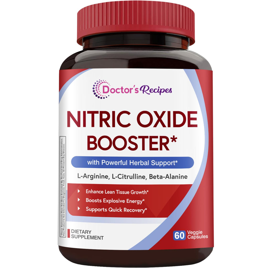 Nitric Oxide Booster 1380 mg 60 Vegan Caps A411