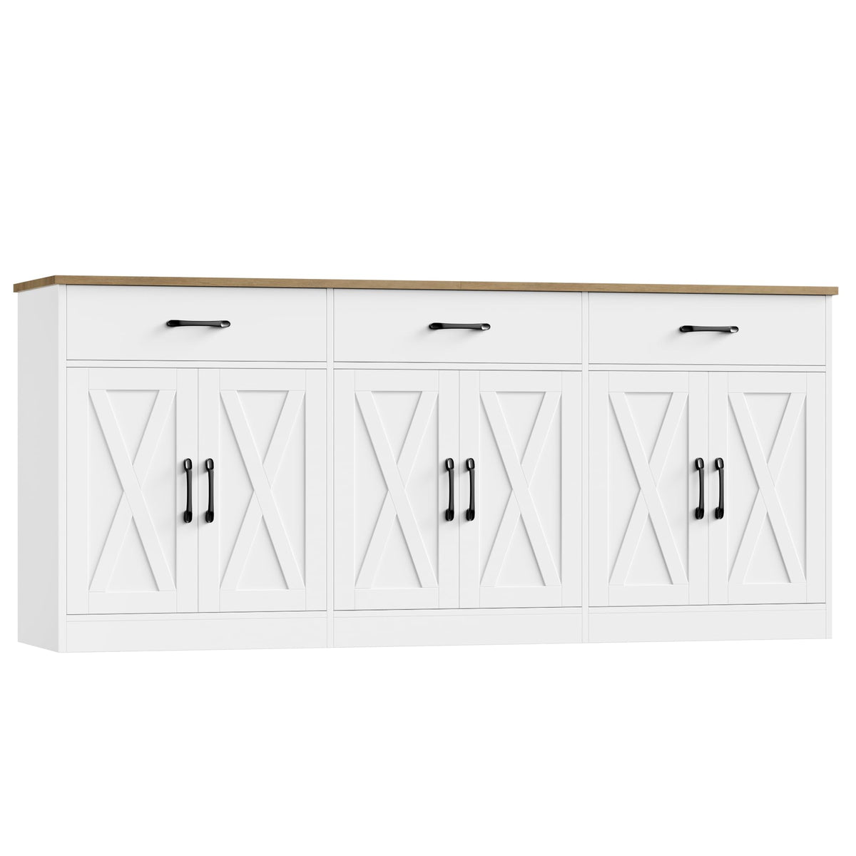 White Kitchen Sideboard Buffet Cabinet with Storage Z482