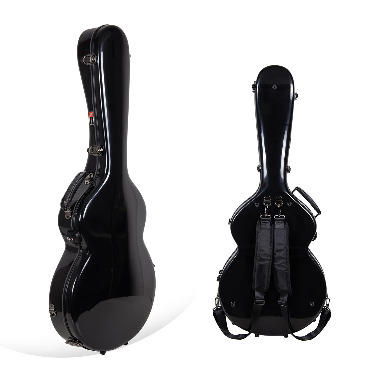 Black Fiberglass Semi-Hollow & Hollowbody Electric Guitar Case Q177467