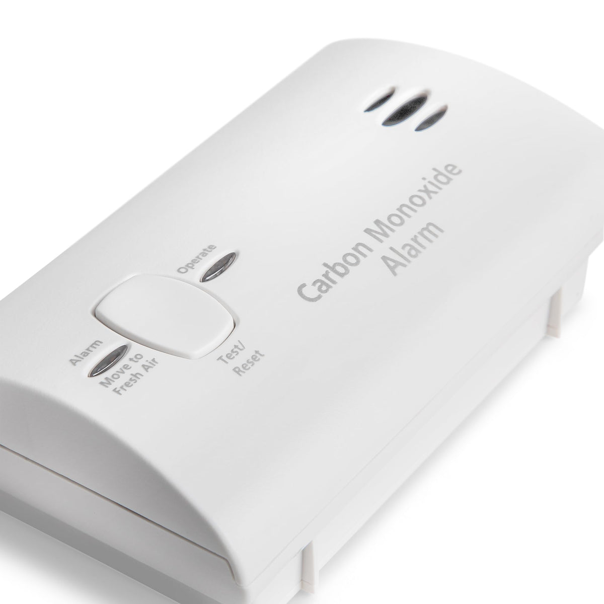 Carbon Monoxide Detector, AA Battery Powered, 85 dB Alarm L8221