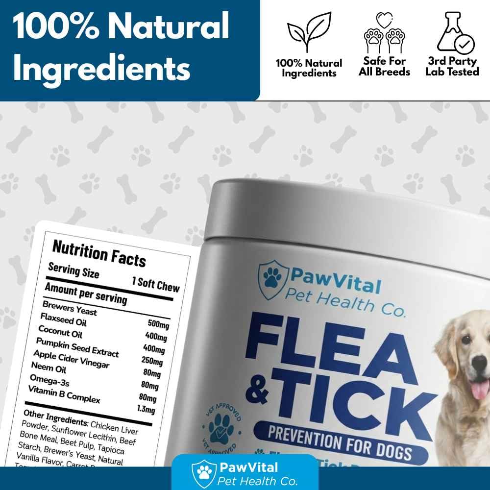 Flea and Tick Prevention for Dogs Chewables 150 Soft Chews Chicken Flavor A8235