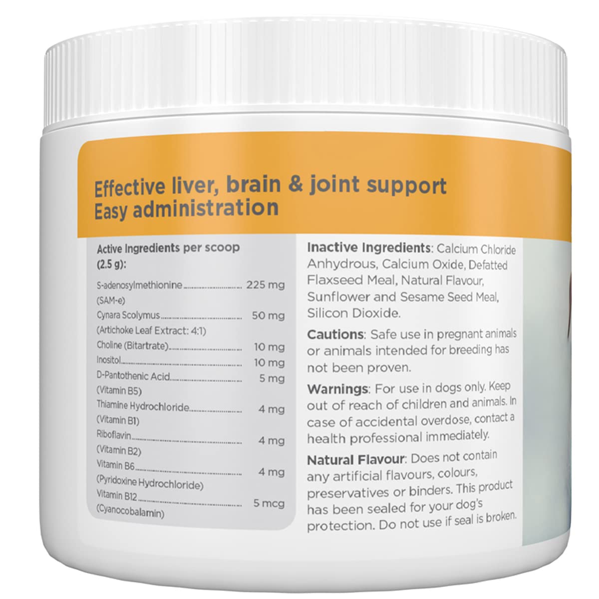 SAM-e for Dogs Liver & Cognitive Support Powder 5.3 oz N2093