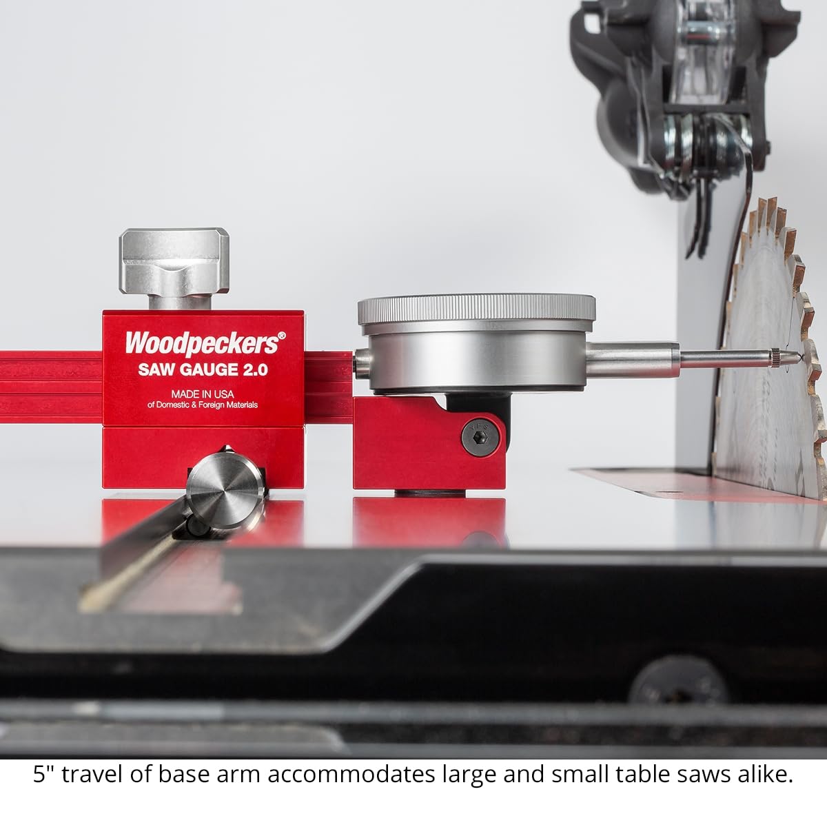 Saw Gauge with Dial Indicator and Extendable Arm I4110
