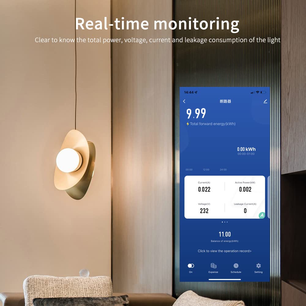 63A Single-Phase WiFi Energy Meter with LCD L501
