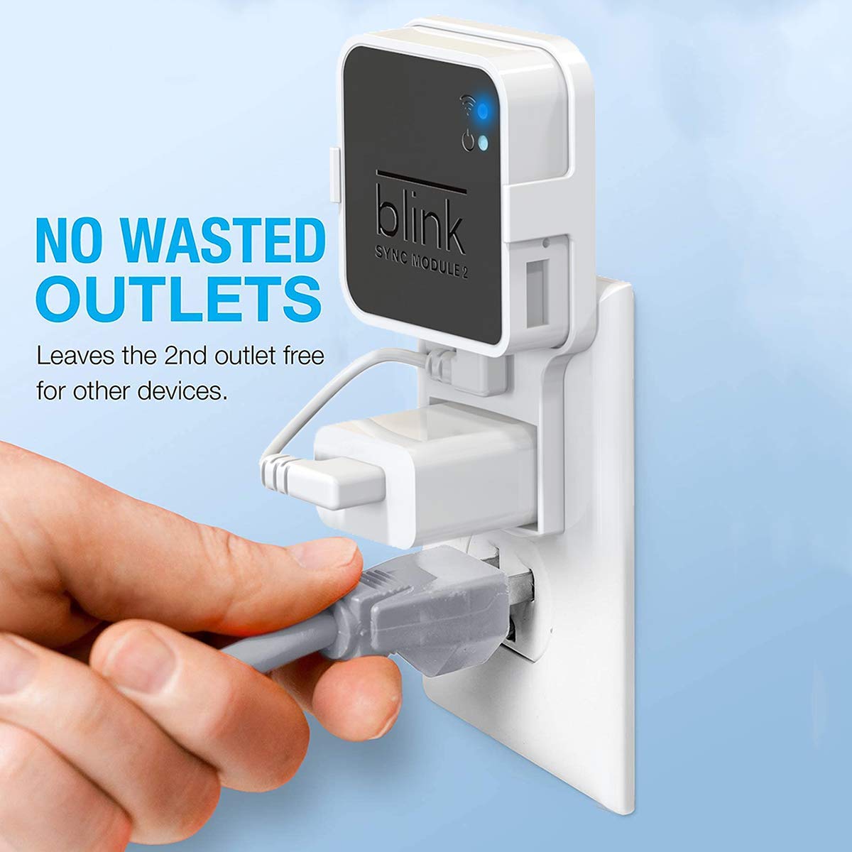 Wall Mount for Blink Sync Module 2 with Short Cable, 1 Pack Z2532