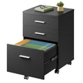3 Drawer Wood File Cabinet U4364