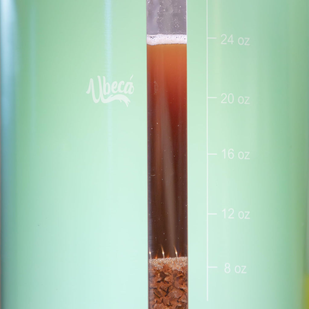 34 oz Mint Green Borosilicate Glass French Press F676