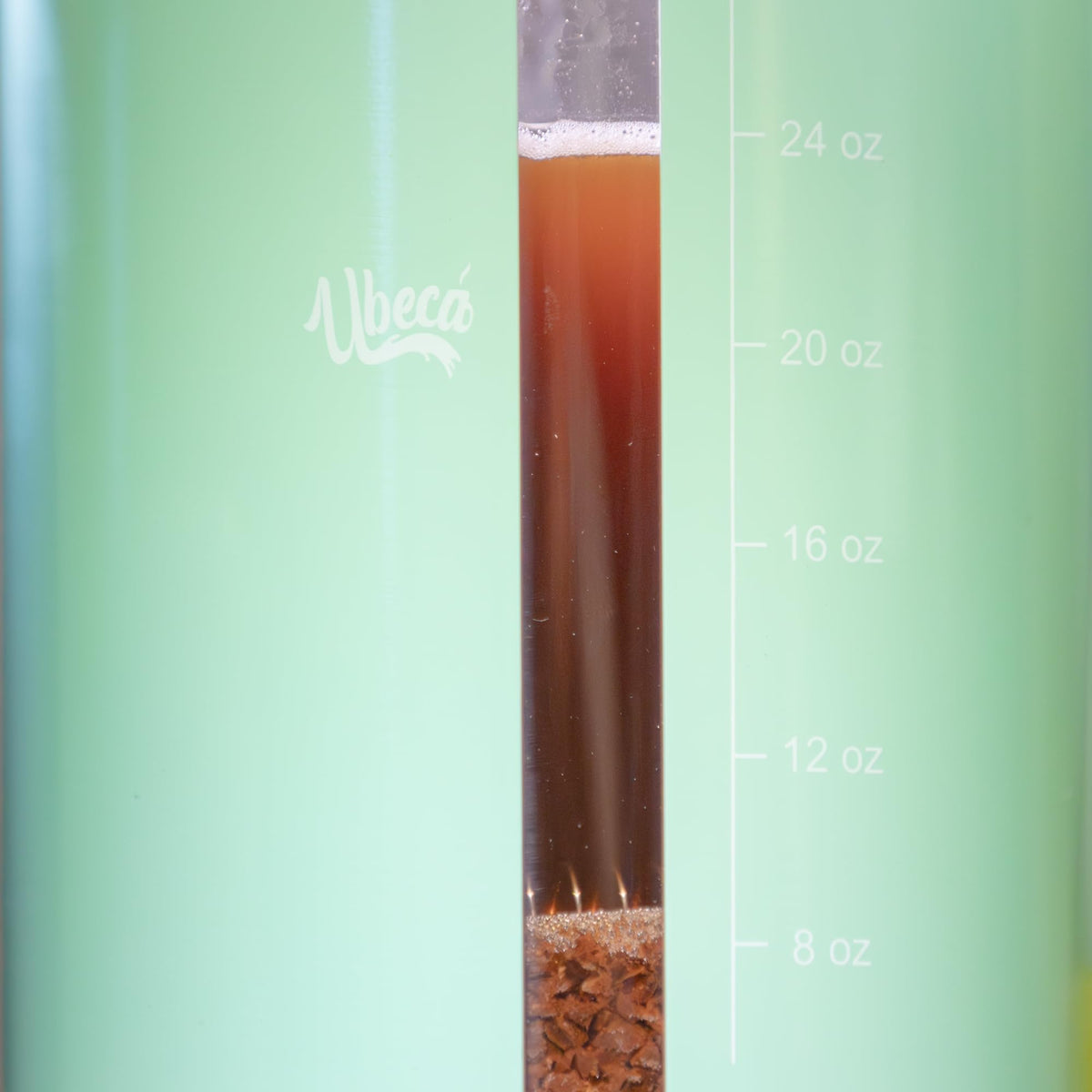 34 oz Mint Green Borosilicate Glass French Press F676