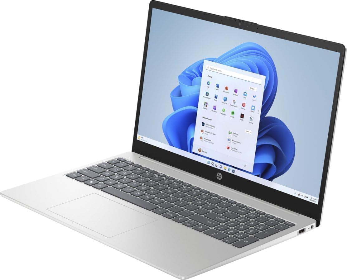 15.6" Touch-Screen Laptop, AMD Ryzen 5, 8GB DDR5, 512GB, Natural Silver J72898