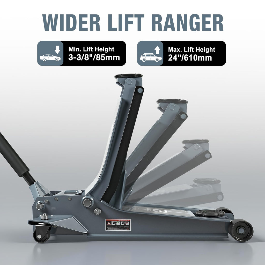 3 Ton Low Profile Hydraulic Floor Jack E66762