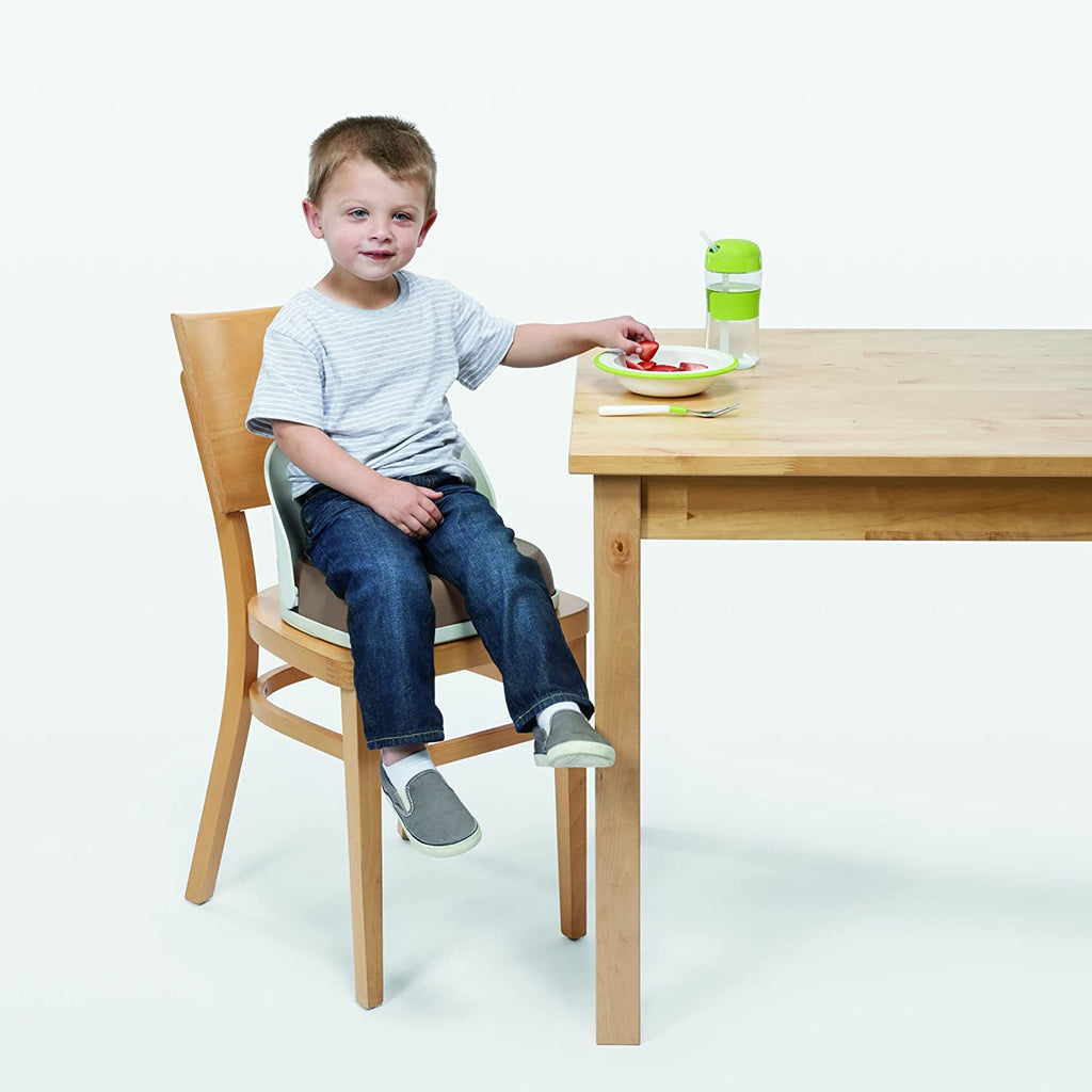 Gray Toddler Booster Seat with Straps W1023