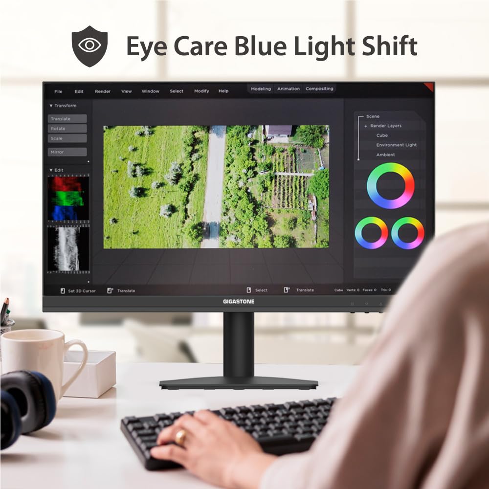 22 inch IPS LED 75Hz FHD Frameless Computer Monitor U8147