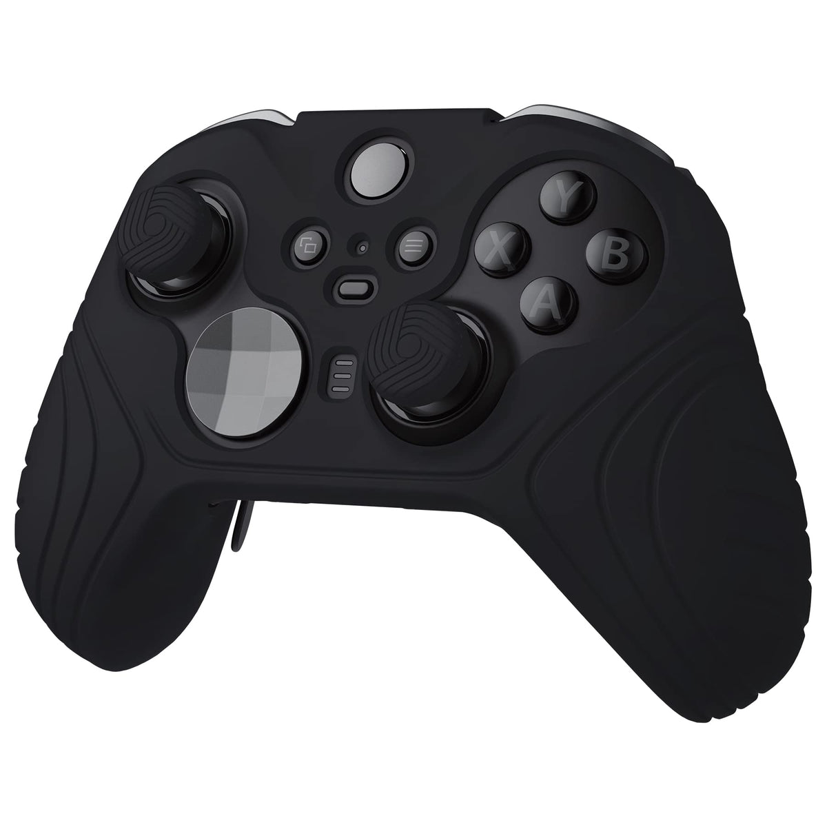Anti Slip Silicone Case Cover for Xbox Elite Wireless Controller Series 2 with Thumb Grip Caps - Black K8450