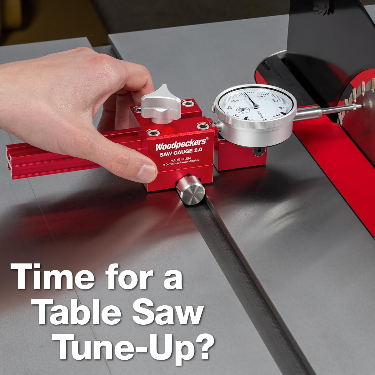 Saw Gauge with Dial Indicator and Extendable Arm I4110