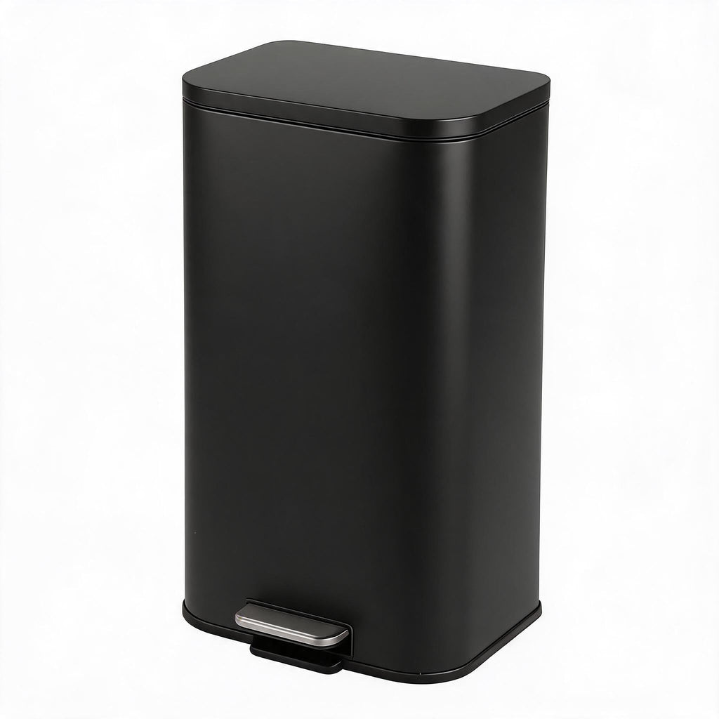 8 gal Stainless Steel Step Trash Can J78602