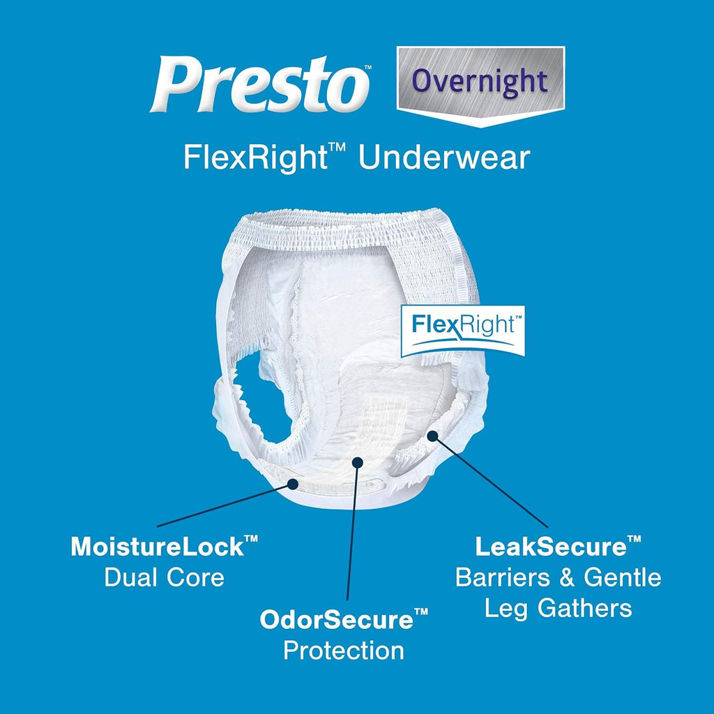X-Large Incontinence Underwear 12 ct P941825