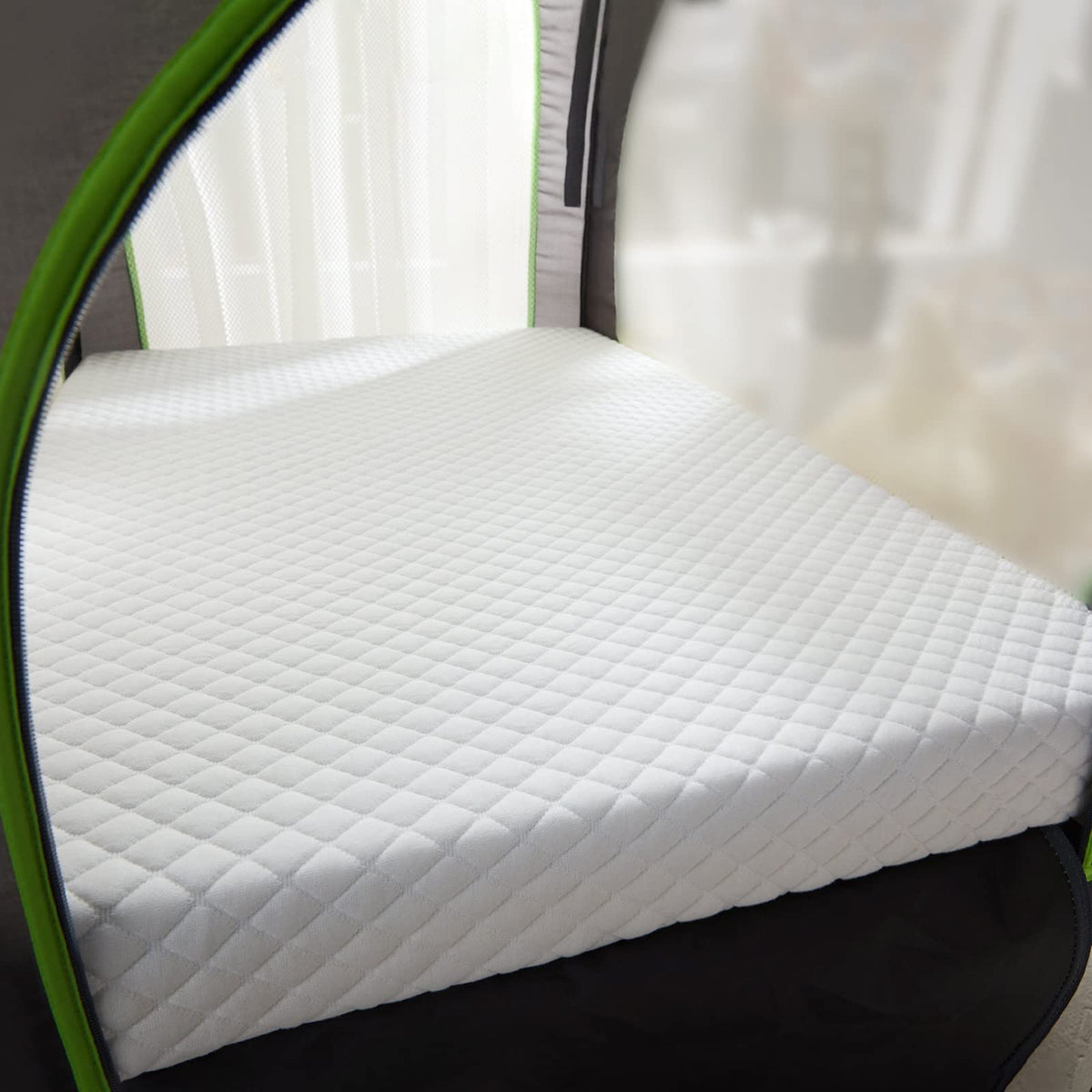 3" Waterproof Memory Foam Pack and Play Mattress White K114015