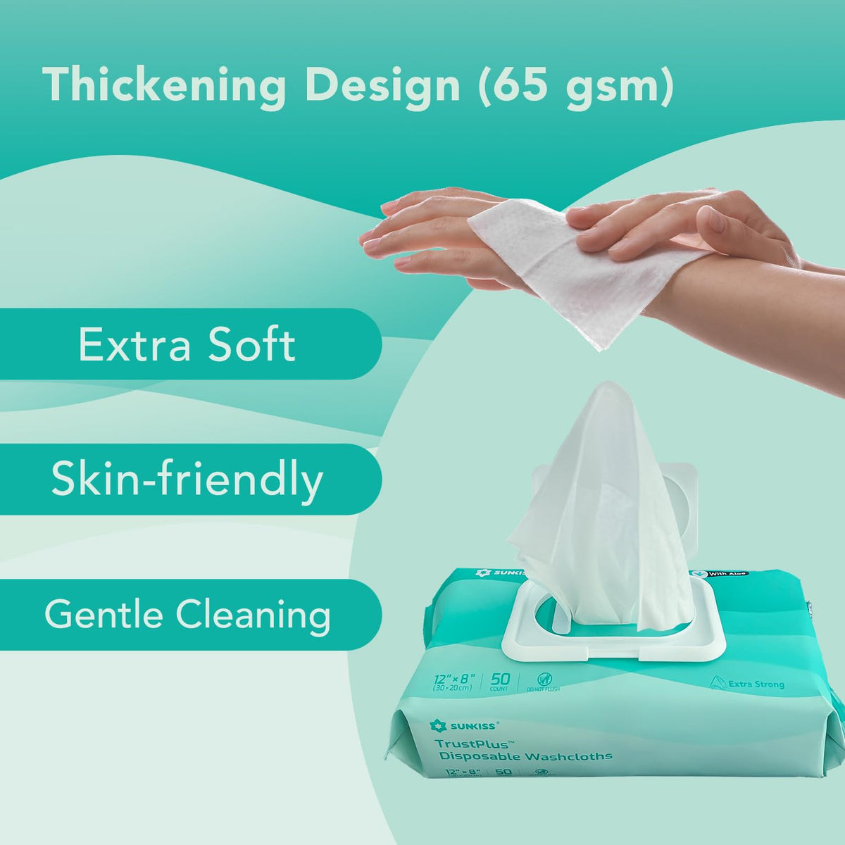 Adult Diapers Medium 12 Count & Wet Wipes 200 Count Z1186