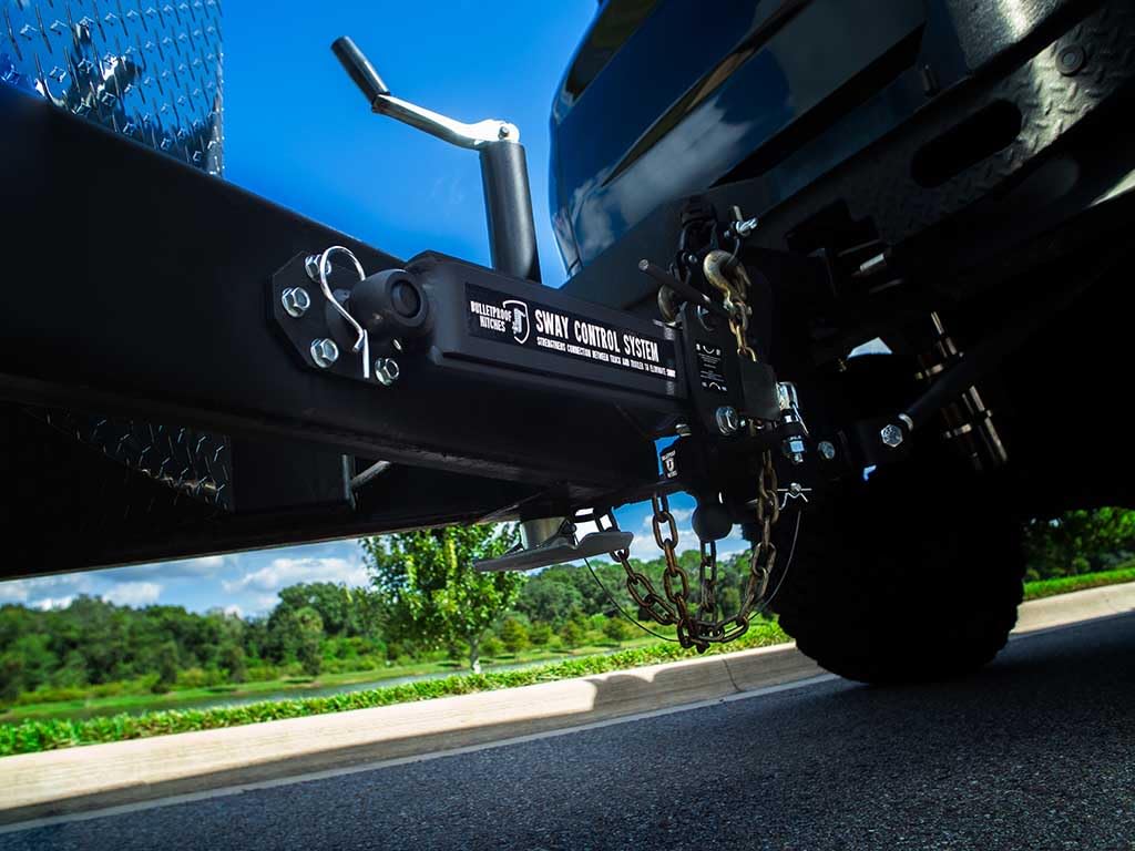 Trailer Anti Sway Control System Rated up to 10,000 lbs Solid Steel Black Powder Coat L954