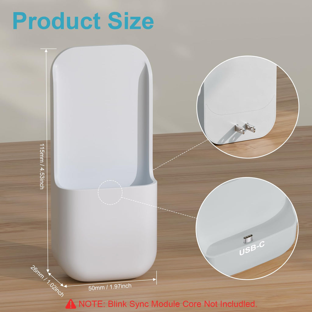 Wall Mount for Blink Sync Module Core with Built-in Charger V34627