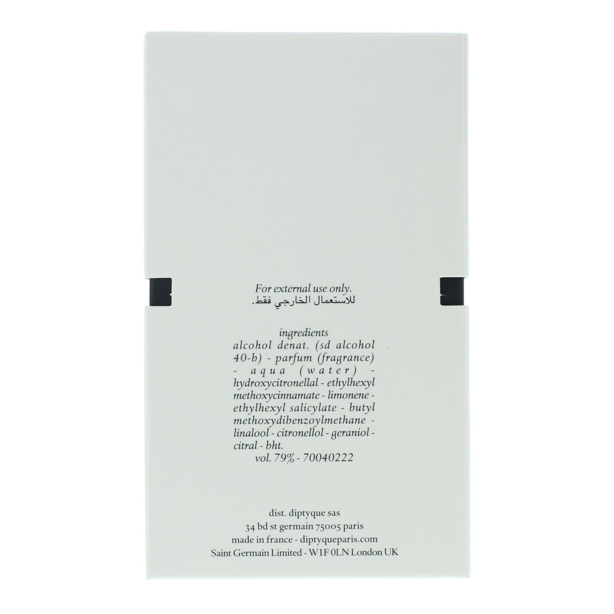 Eau de Toilette 50ml N797