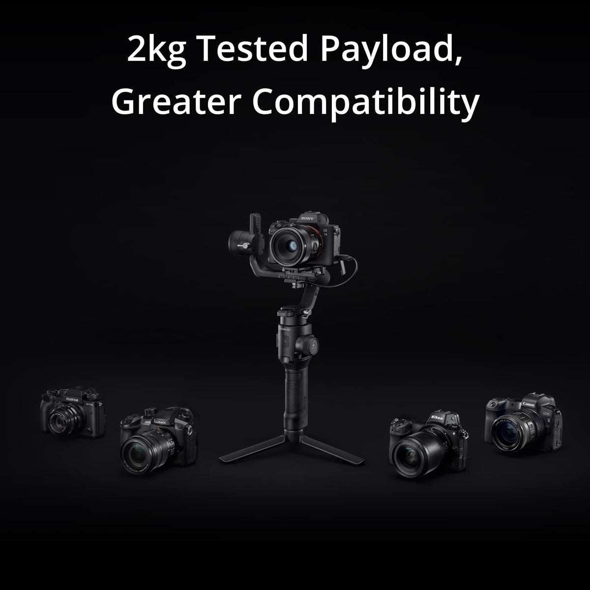 3-Axis Camera Stabilizer up to 2kg (4.4lbs) Payload E58396