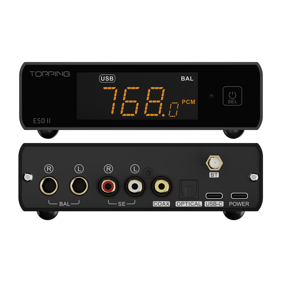 Black Hi-Res Audio DAC with Bluetooth S876