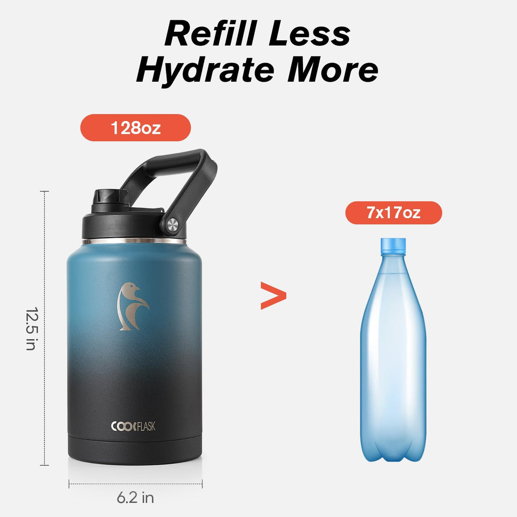 Gallon Insulated Water Bottle with Handle O4089
