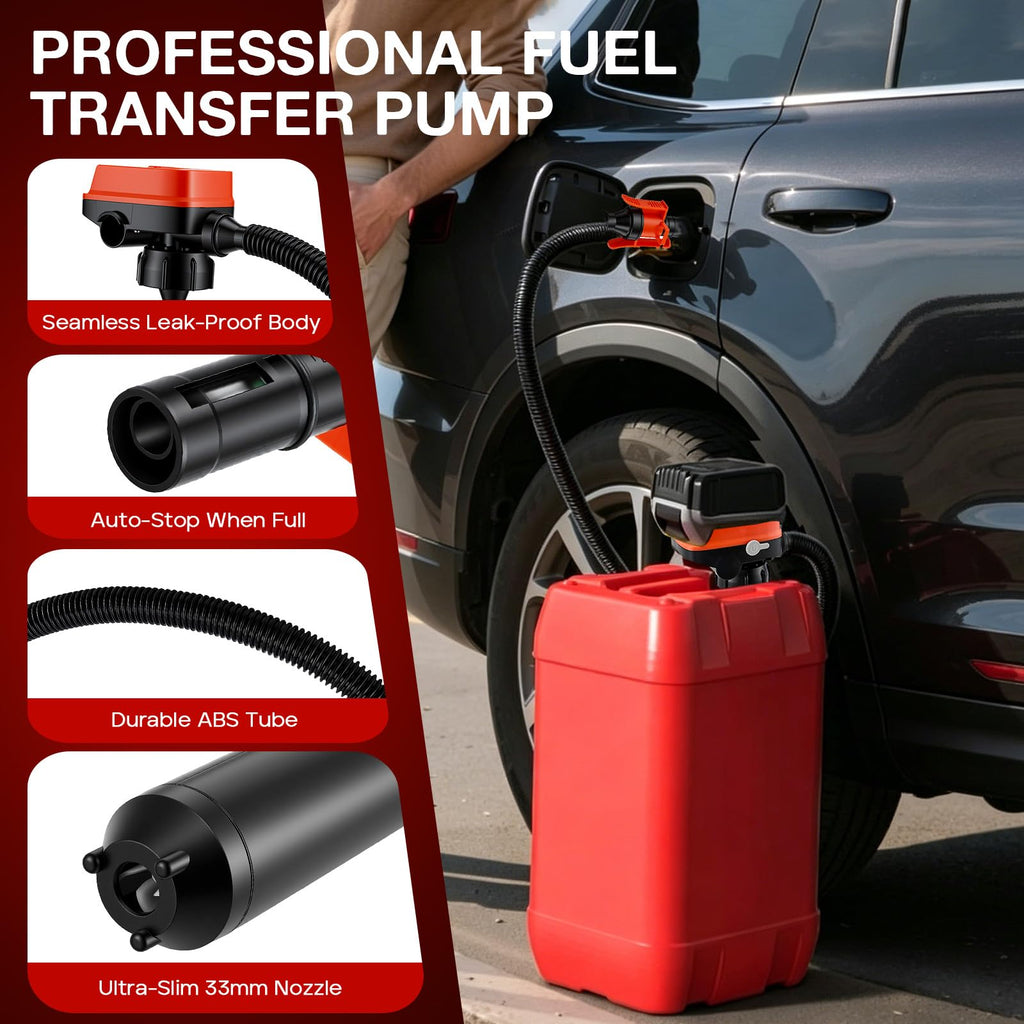 Cordless Fuel Transfer Pump 3.2 GPM with Auto-Stop R324965