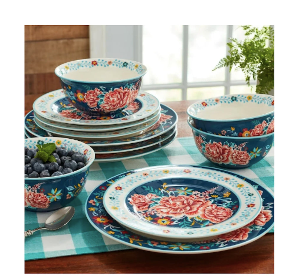 12-Piece Stoneware Dinnerware Set Q37389