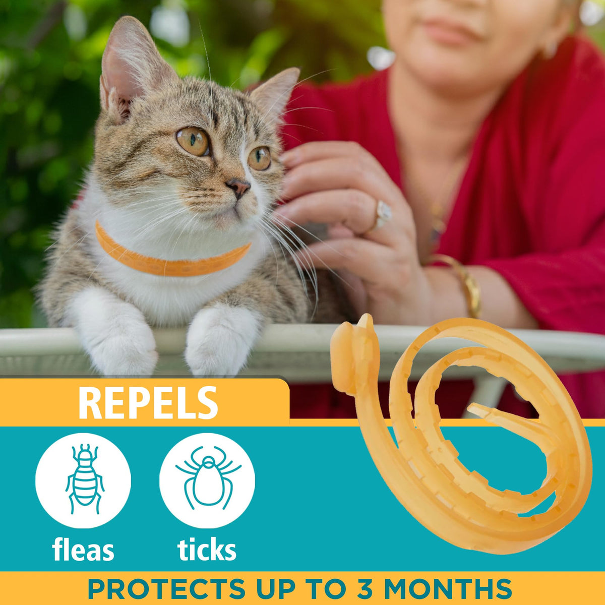 Natural Flea & Tick Cat Collar L547