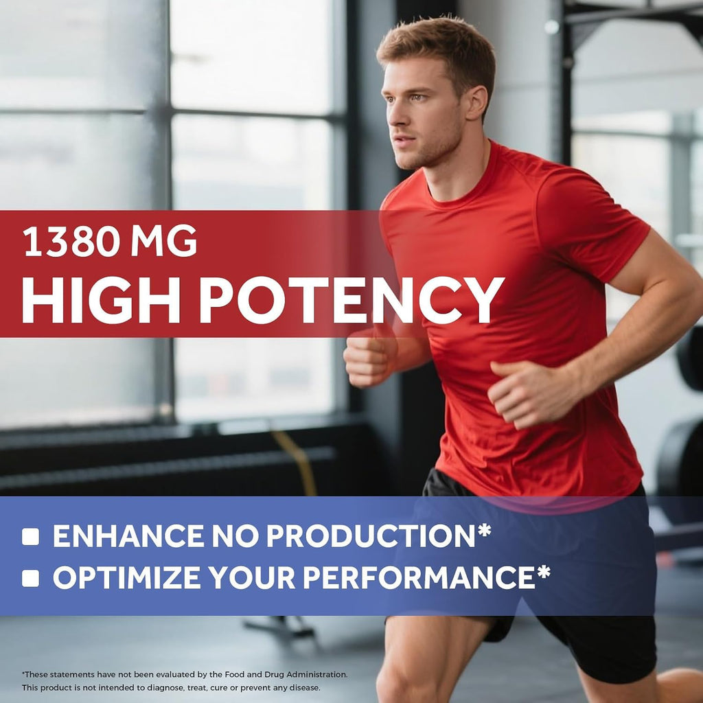 Nitric Oxide Booster 1380 mg 60 Vegan Caps A411