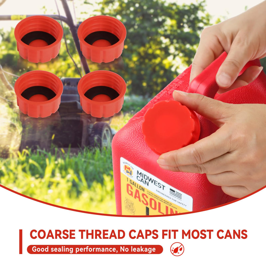 6 Pack Replacement Gas Can Caps O71437