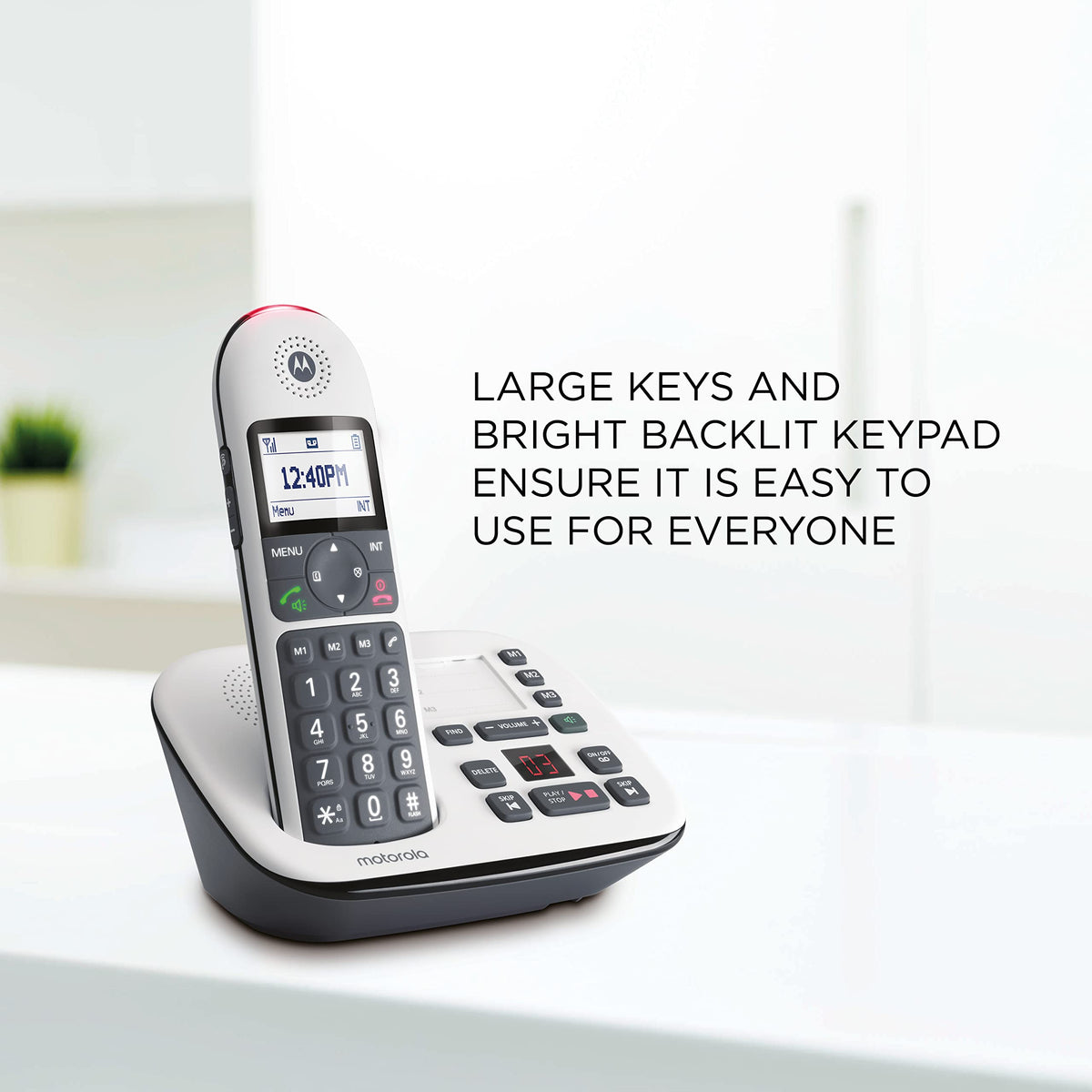 Digital Cordless Telephone with Answering Machine 4 Handsets DECT 6.0 C620