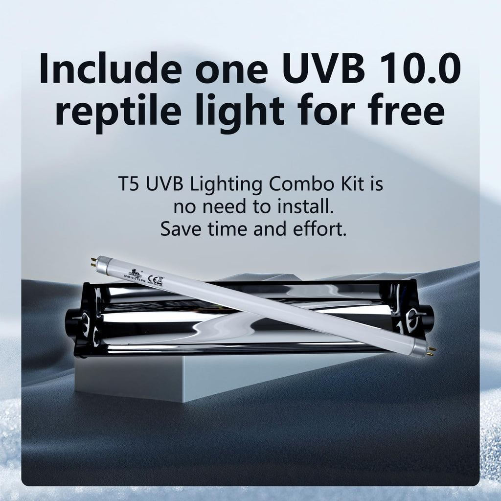 8W T5 UVB Lighting Combo Kit Q914893