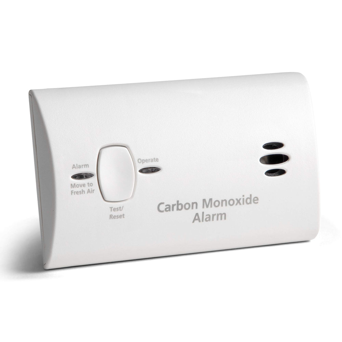 Carbon Monoxide Detector, AA Battery Powered, 85 dB Alarm L8221