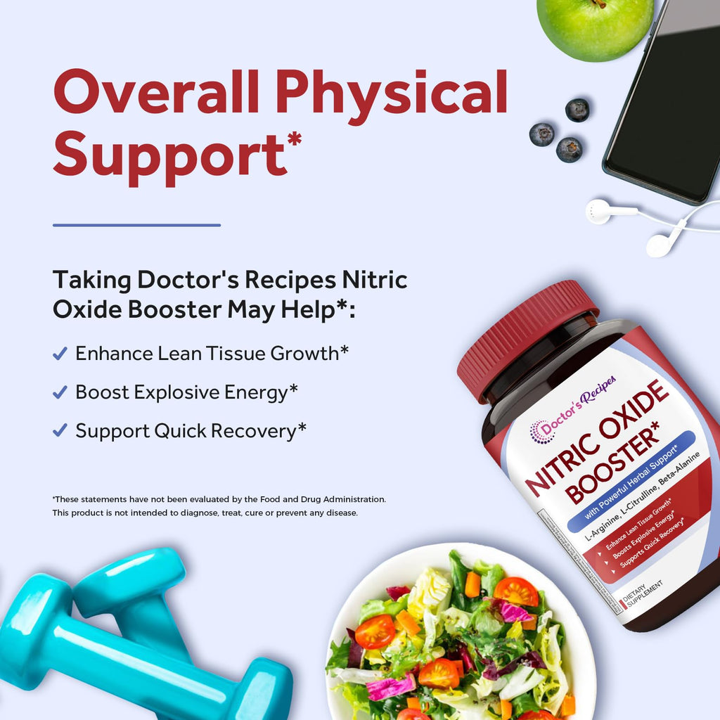 Nitric Oxide Booster 1380 mg 60 Vegan Caps A411