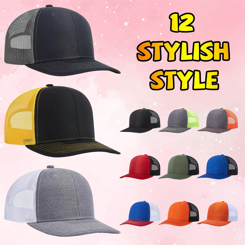 Custom Trucker Hat with Text Photo Logo I5376
